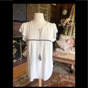 Old navy blouse ivory medium nwt